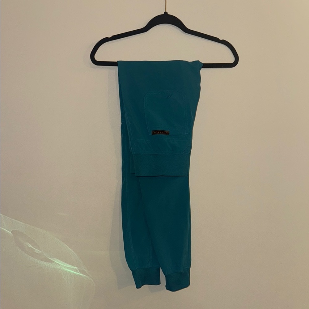 Teal Monarch Butterfly Scrubs